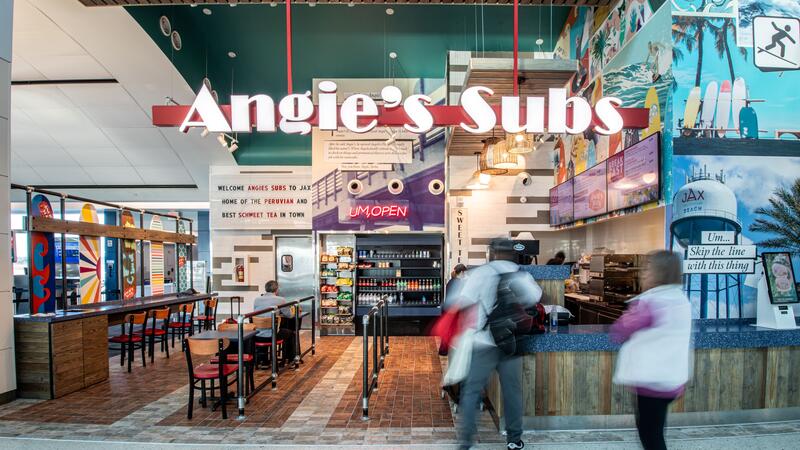 Angie’s Subs to Jacksonville International Airport