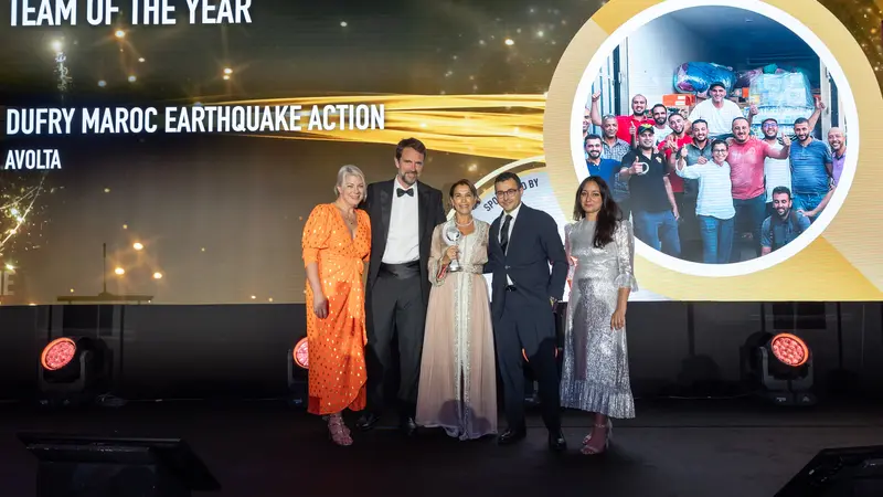 Dufry Maroc Earthquake Action Avolta team_Frontier Award 2024