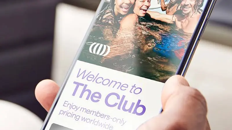 The homepage of Club Avolta app