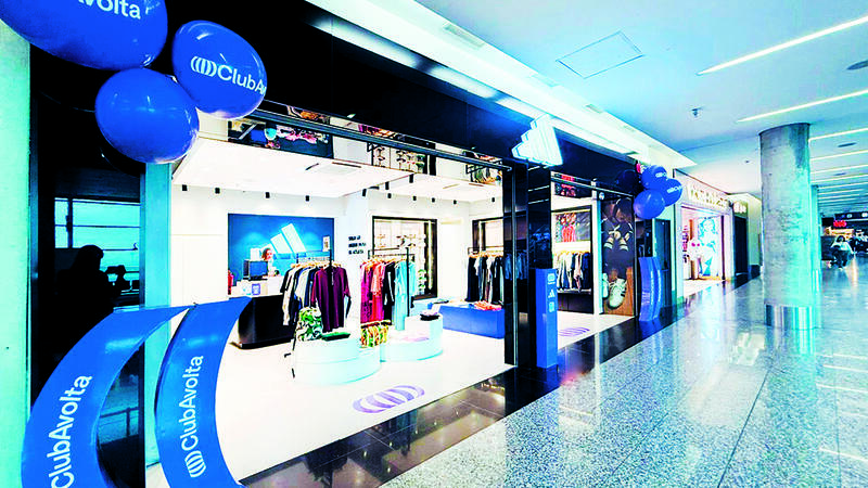 A shop of sport clothes and shoes