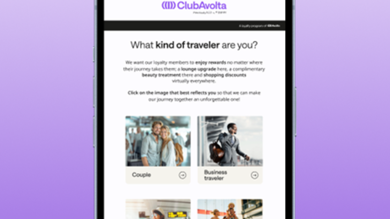 A screnshot of clubavolta website