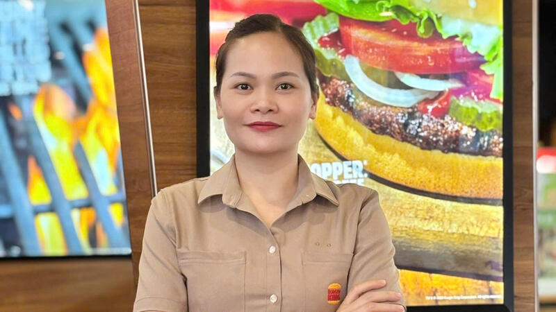 An asian woman