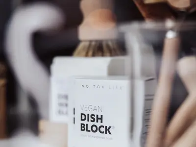 a dish block