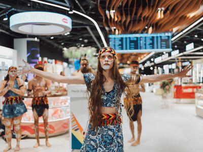 Regional dancers in Perth Duty Free