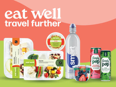 Some healthy products (bottles and cans) wiht fruits 