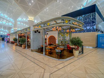 Outside view of Urth Caffe at KSA airport