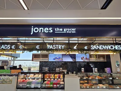 Jones the Grocer express display