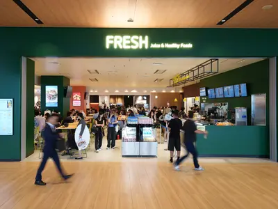 Image of FRESH store front in KIX airport