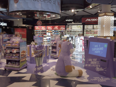 Barcelona Duty Free showcases the launch of Milka’s “Share Your Kindness” campaign - World Duty Free - Dufry - 1