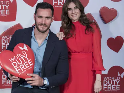 Lourdes Montes and Saúl Craviotto Buy Their Valentine’s Day Gifts at World Duty Free - Dufry - 130219 1