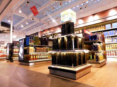 Mexico City International Airport T2_Dufry_liquor