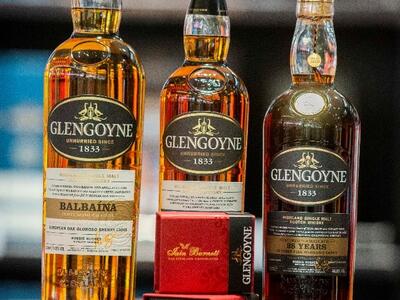 World Duty Free broadens its portfolio of exclusive Ian Macleod Distillers whiskies at Edinburgh Airport - Glengoyne bottles - Dufry - 2