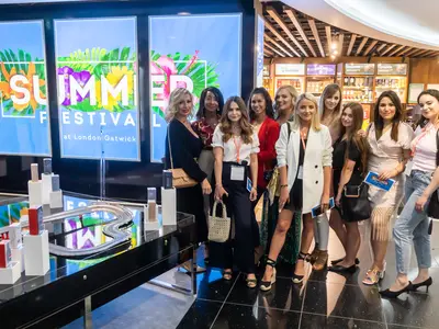 World Duty Free launches Summer Festival 2019 at Gatwick Airport - Dufry - Blogger Guests - 3